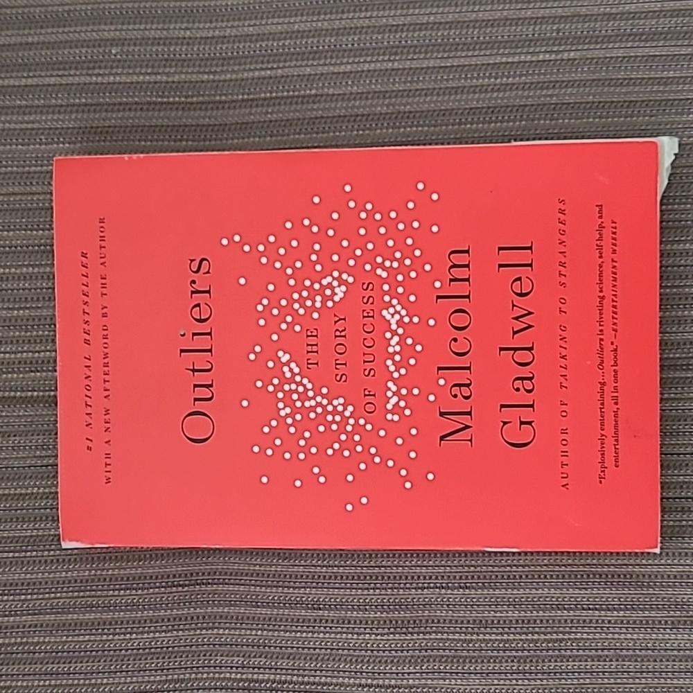 Outliers book by Malcolm Gladwell